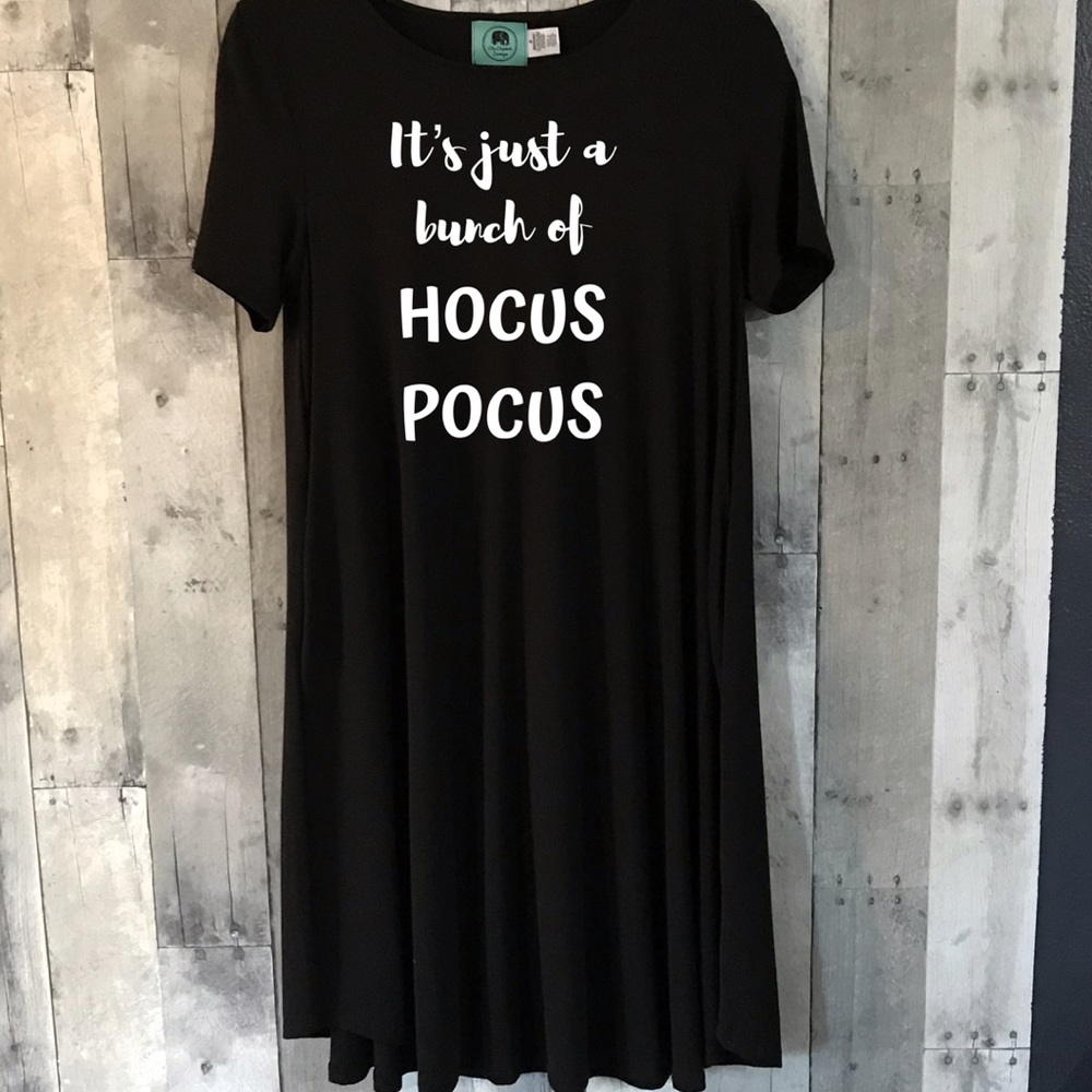 Halloween Long Flowy Soft Hocus Pocus Tunic SM-3XL